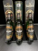 THREE BOTTLES OF GLENFIDDICH - CLAN MONTGOMERIE PURE MALT; 70CL, CLAN MURRAY; 70CL AND A SPECIAL