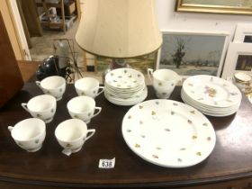 TWENTY-FIVE PART TEA SET FROM MINTONS