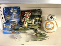 VINTAGE STAR WARS TOYS; SOME BOXED
