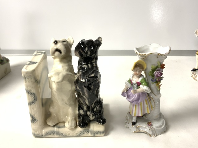 MIXED ENGLISH AND GERMAN PORCELAIN - Image 5 of 8