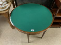 EDWARDIAN MAHOGANY CARD TABLE