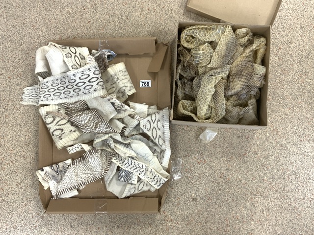 QUANTITY OF SNAKE SKINS