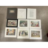 THOMAS ROWLANDSON (BRITISH, 1756-1827) (MEDICAL CARICATURES) COLOURED PRINTS