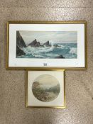 TWO SIGNED WATERCOLOURS, H.H.BINGLEY AND BALL; 1872; BOTH FRAMED AND GLAZED; LARGEST 71 X 43CM