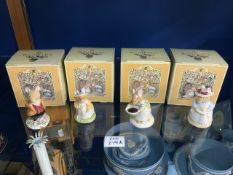 FOUR BOXED ROYAL DOULTON BRAMBLY HEDGE FIGURES