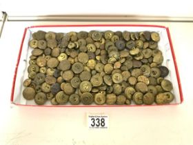 QUANTITY OF MILITARY BRASS DRESS BUTTONS