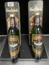 TWO BOTTLES OF GLENFIDDICH MALT WHISKY; 70CL.