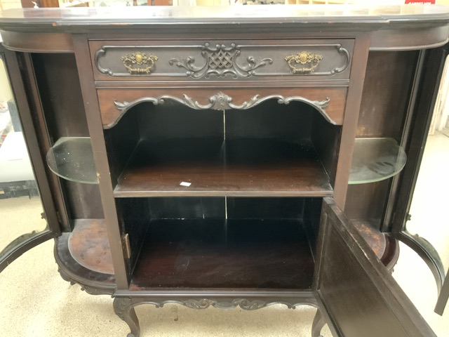 TWO VINTAGE WOODEN CABINETS - Image 8 of 10
