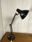 VINTAGE BLACK ANGLEPOISE LAMP BY THOUSAND AND ONE LAMPS LTD