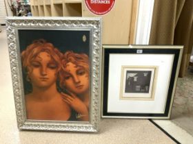 TWO SIGNED LAURENCE LLEWELYN - BOWEN PRINTS LARGEST 86 X 66CM