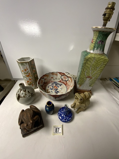 MIXED ORIENTAL CHINA FAMILLE ROSE AND MORE