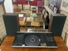 BANG & OLUFSEN BEOCENTER 2000 WITH A PAIR OF BEOVOX S 30 SPEAKERS