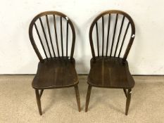 PAIR OF VINTAGE ERCOL KITCHEN CHAIRS
