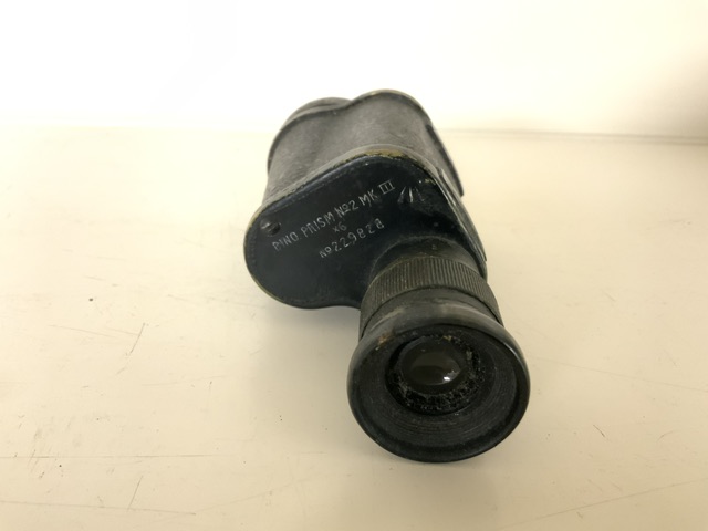 MILITARY WW2 MONOCULAR (BINO PRISM No 2 MK111 WITH TWO CIVIL DEFENCE WARDEN ARMBANDS - Image 6 of 8