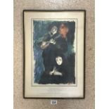 DON GIOVANNI LITHOGRAPH COMMISSIONED 1968 FOR THE SADLER'S WELLS OPERA COMPANY FRAMED AND GLAZED