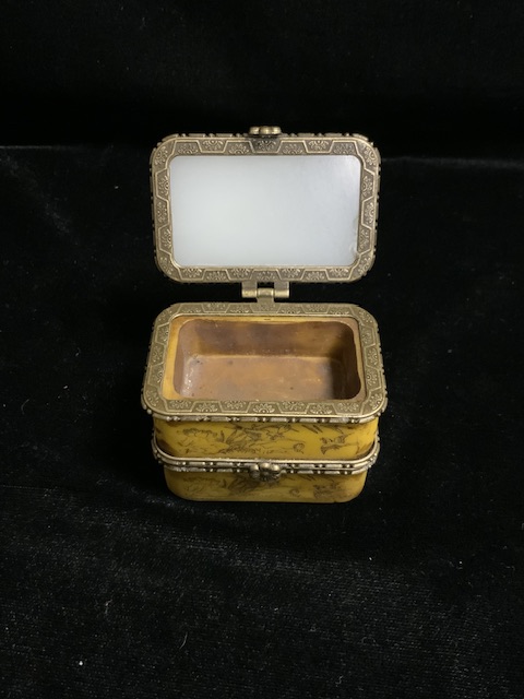 VINTAGE CHINESE TRINKET BOX 7 X 4.5CM - Image 6 of 7