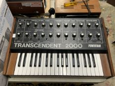 POWERTRAN TRANSCENDENT 2000 KEYBOARD SYNTH; LATE 70S; DESIGNED BY TIM ORR (EMS)