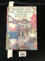 VINTAGE CHARLIE AND THE CHOCOLATE FACTORY BY ROALD DAHL HARDBACK BOOK, GEORGE ALLEN AND UNWIN; 1967;