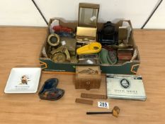 TOBACCIANA ITEMS INCLUDES HAND GRENADE ASHTRY AND MORE