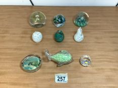 GLASS PAPERWEIGHTS, CAITHNESS AND MORE