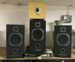 NIKKAI AMPLIFIER (AOOJF), THREE WHARFDALE SP500 SPEAKERS, ACOUSTIC SOLUTIONS AV AMP