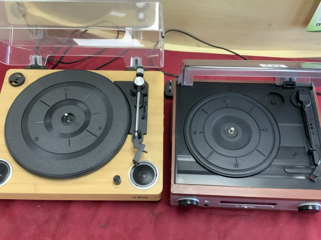 TWO RECORD DECKS, JAM AND DERENS WITH RADIO - Image 2 of 3