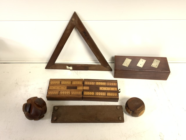 WOODEN GAMES, DOMINOS, PLAYING CARDS AND MORE - Image 2 of 2