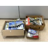 LARGE QUANTITY OF VINTAGE MODEL MILITARY AIRCRAFTS; REVELL; AIRFIX AND MORE