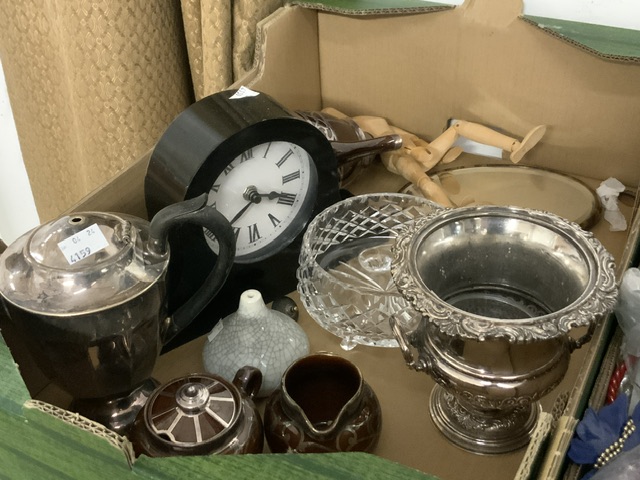 MIXED ITEMS - SILVER PLATE, CERAMICS, CLOCK AND MORE - Image 2 of 2