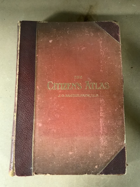 THE CITIZEN'S ATLAS OF THE NEW WORLD EDITED BY J.G.BARTHOLOMEW; DATED 1912 - Image 2 of 2