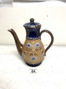 DOULTON LAMBETH TEA POT; 21CM