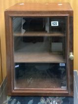 VINTAGE MINIATURE CABINET; 38 X 20 X 50CM