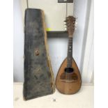 INLAID ROSEWOOD MANDOLIN (CASED)