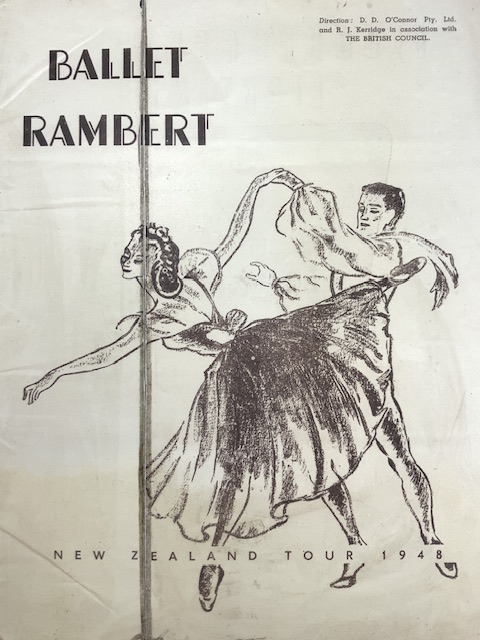 1948 RAMBERT BALLET COMPANY TOURING ADVERTISING POSTER 95 X 126CM WITH WITH PROTECTIVE METAL BACKING - Image 2 of 5