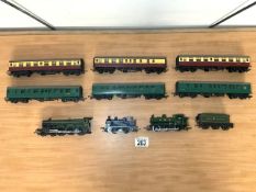 HORNBY - TRIANG OO GAUGE TRAINS AND CARRIAGES