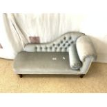 VINTAGE MINIATURE CHAISE LONGUE 92CM