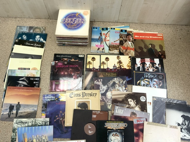 LARGE QUANTITY OF ALBUMS, LPS, VINYL RECORDS, EAGLES, MOODY BLUES, CAROL KING, KIRSTY MACCOLL, - Image 3 of 4