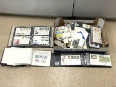 QUANTITY OF FIRST DAY COVERS, STAMPS AND MORE