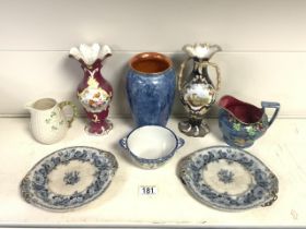 MIXED CHINA; GRIMWADES, BELEK, ROSE WREATH AND MORE