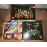 THREE BOXED LEGO KITS, STAR WARS (75353) CREATOR (31148) TINY PLANTS (10329)