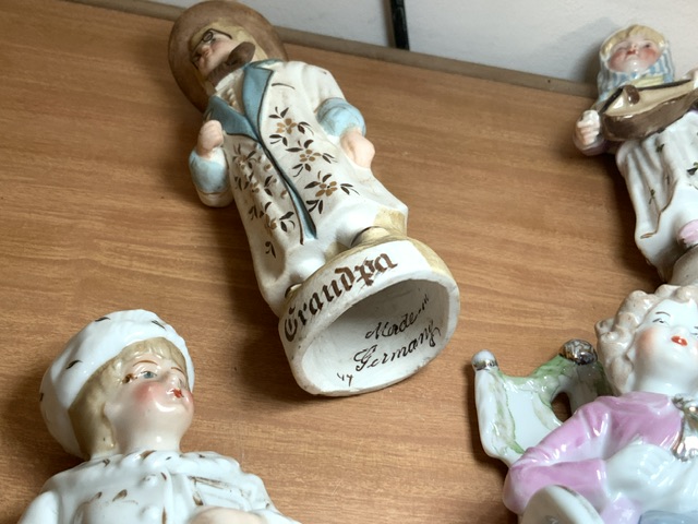 QUANTITY OF EDWARDIAN PORCELAIN AND BISQUE FIGURES; MAINLY OF CHILDREN - Image 3 of 3