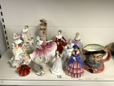 ROYAL DOULTON FIGURINES; ROSE(HN3709) (HN3454) (HN3270) (HN3804) (HN3311) (HN3264) (HN728) (