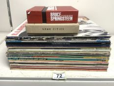 QUANTITY OF ALBUMS, LPS, VINYL BRUCE SPRINGSTEEN, VAN MORRISON, CAMEO AND MORE