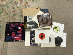 7 INCH SINGLES - WATERBOYS, THE ALARM, SPEAR OF DESTINY, IGGY AND THE STOOGES AND MORE