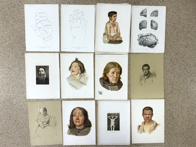 A QUANTITY OF VICTORIAN A3 MEDICAL ILLUSTRATION PLATES FROM ATLAS OF CLINICAL MEDICINE, DR BYROM