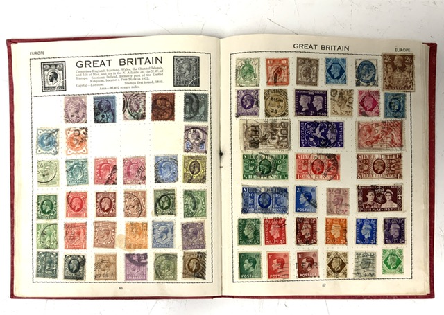 QUANTITY OF STAMP ALBUMS AND LOOSE STAMPS INCLUDES EARLY GREAT BRITAIN AND MUCH MORE - Image 2 of 2