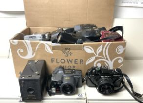 QUANTITY OF CAMERAS; OLYMPUS NZ-300, IS 1000, CANON A530, AND MORE