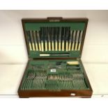 LARGE VINTAGE CANTEEN OF CUTLERY BY JAMES DIXON & SONS