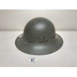 BRITISH CIVIL DEFENCE HELMET DATED 1941; SIZE 7; BY JWS