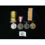 A COLLECTION OF MILITARY SERVICE MEDALS COMPRISING; AFRICA GENERAL SERVICE MEDAL WITH KENYA CLASP;